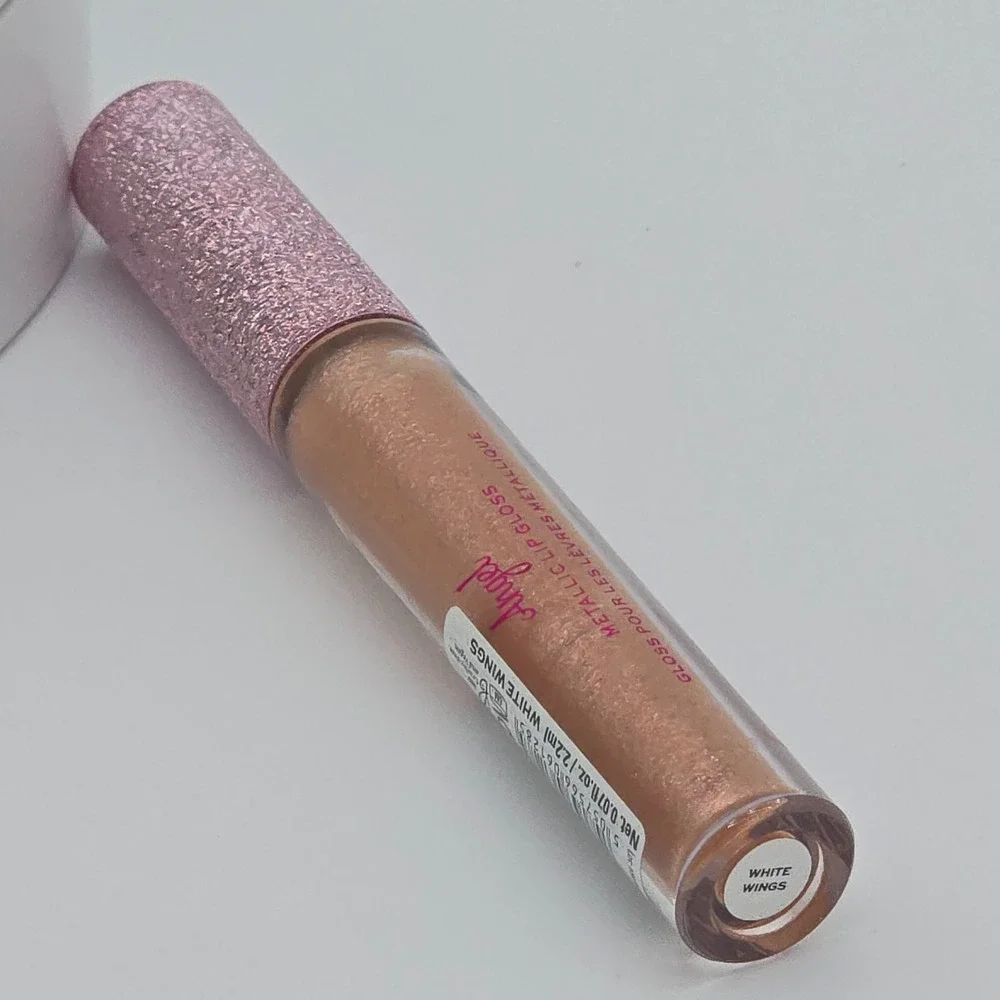 I Heart Revolution Metallic Lip Gloss White Wings Shimmer Champagne Bronze 2.2ml